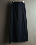 "Y's Yohji Yamamoto" 90's-00's Minimal cotton maxi skirt
