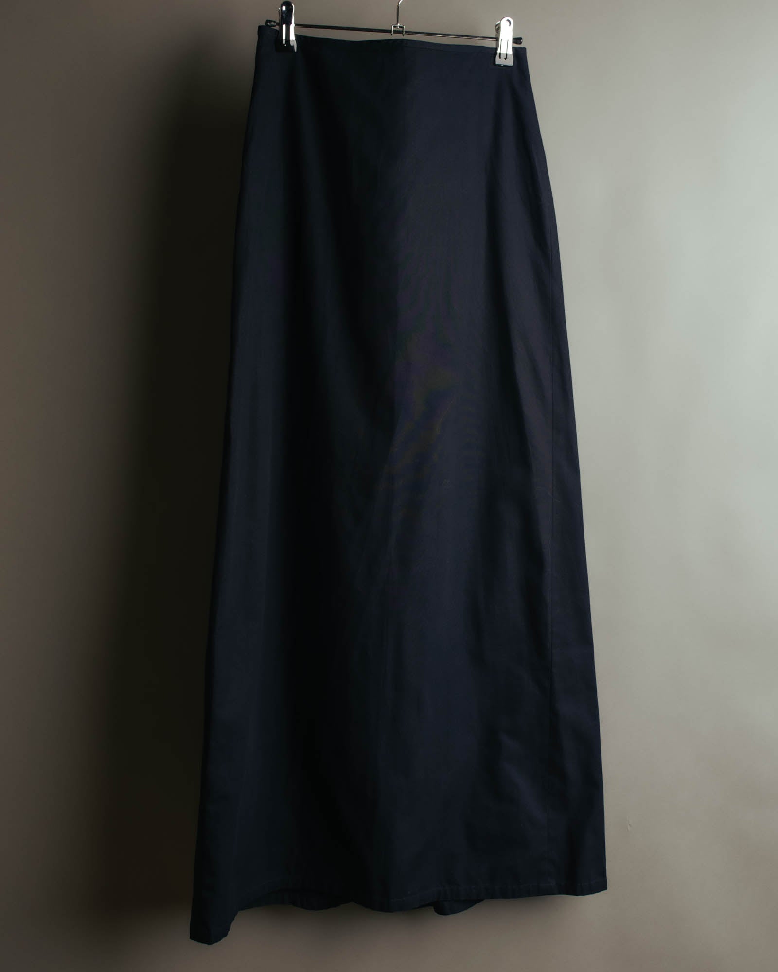 "Y's Yohji Yamamoto" 90's-00's Minimal cotton maxi skirt