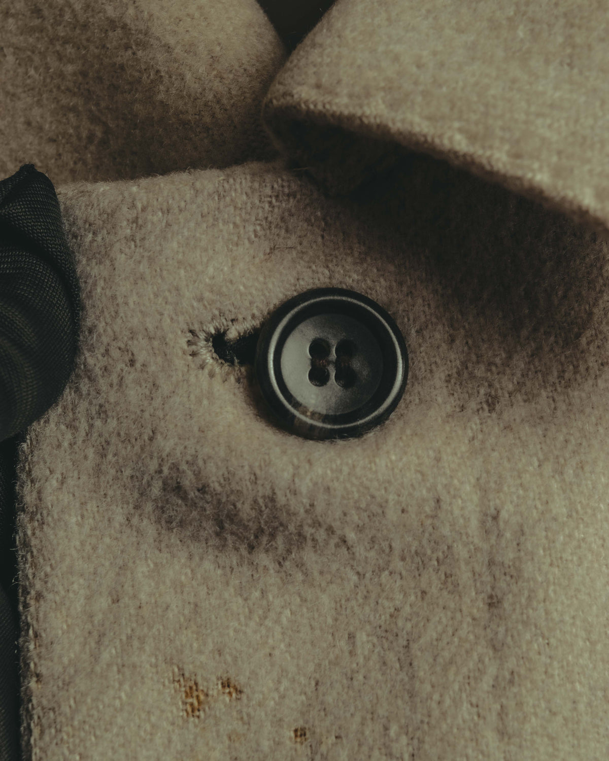 "Yves Saint Laurent" 90's Oversized wool balmacaan coat