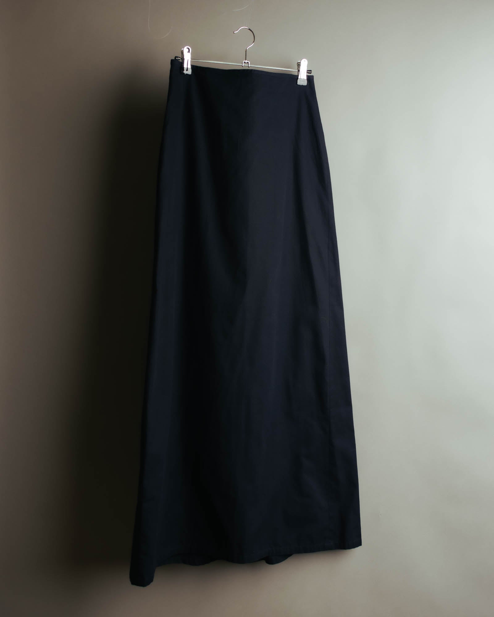 "Y's Yohji Yamamoto" 90's-00's Minimal cotton maxi skirt