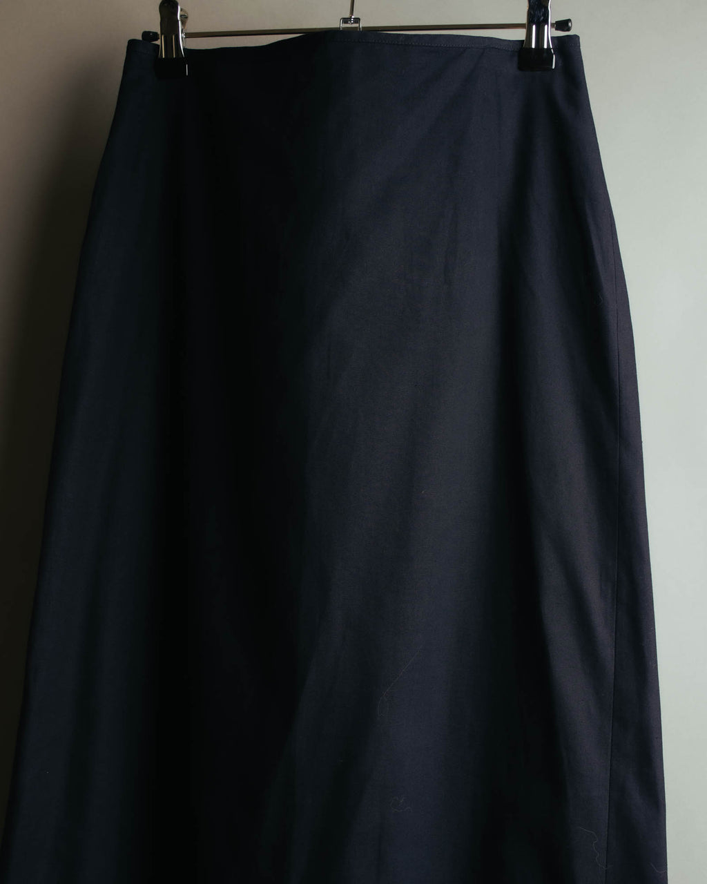 "Y's Yohji Yamamoto" 90's-00's Minimal cotton maxi skirt