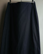 "Y's Yohji Yamamoto" 90's-00's Minimal cotton maxi skirt