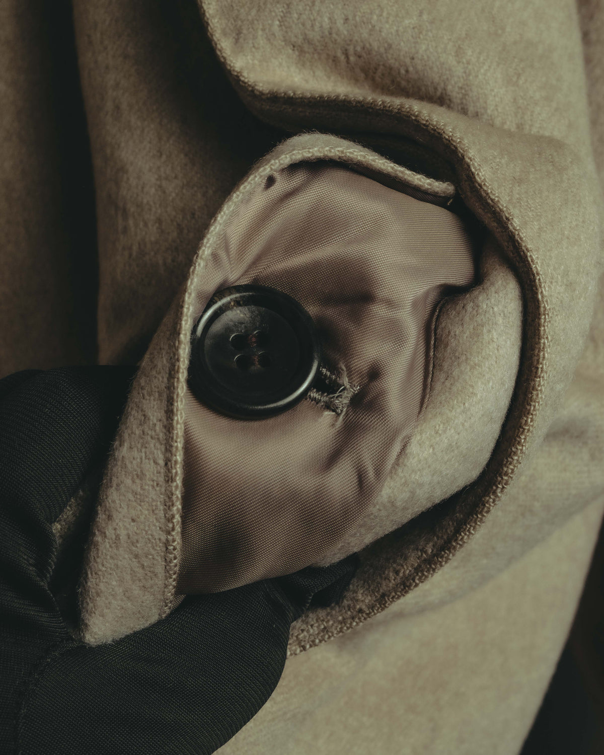 "Yves Saint Laurent" 90's Oversized wool balmacaan coat