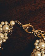 -SPECIAL- "CHANEL" Pearl embellished cc bracelet