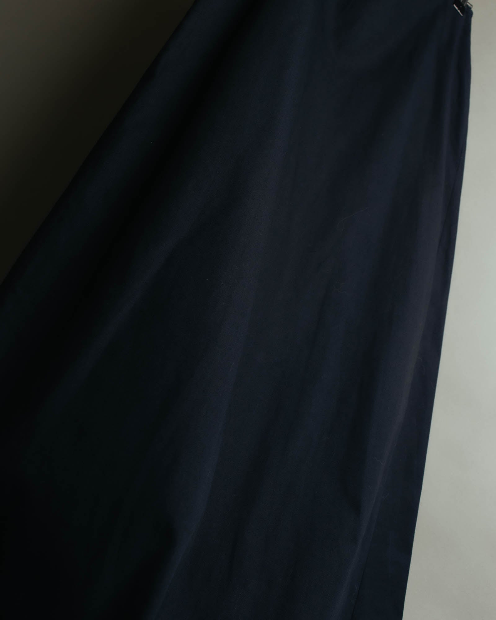 "Y's Yohji Yamamoto" 90's-00's Minimal cotton maxi skirt