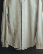 "Dior" Minimal bee embroidered long sleeve dress shirt
