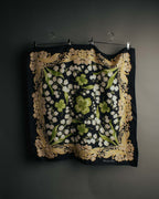 “Christian Dior” 90’s-00’s Lily of the valley silk scarf