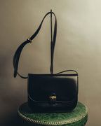 "GUCCI" 70's-80's Classic leather shoulder bag