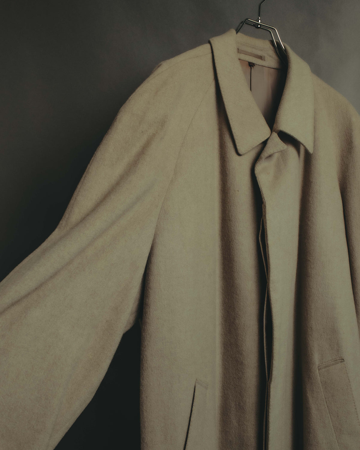 "Yves Saint Laurent" 90's Oversized wool balmacaan coat