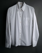 “HERMÈS” 00’s-10’s Signature embroidered cotton shirt