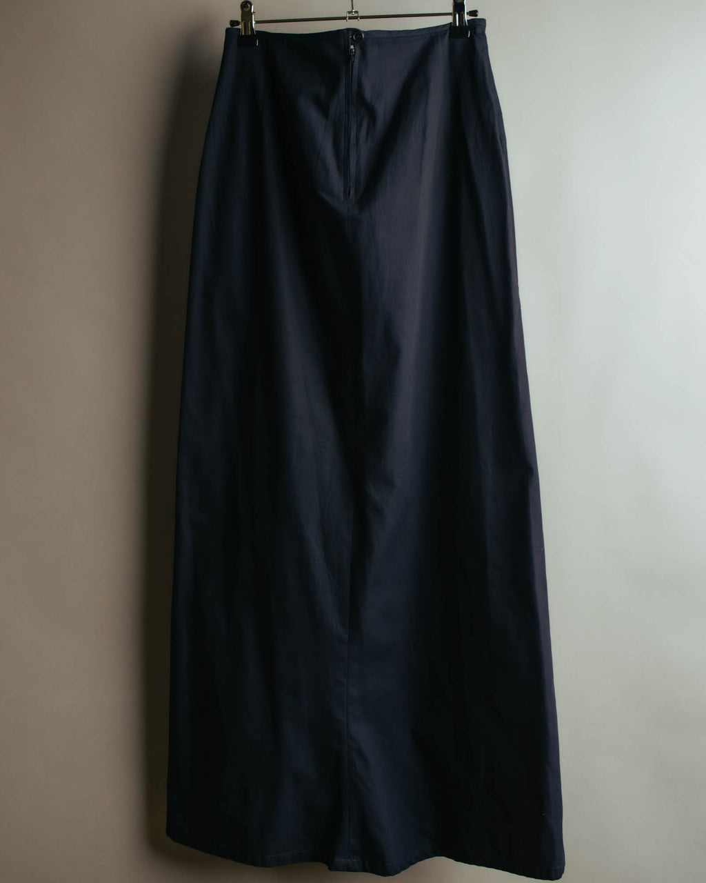 "Y's Yohji Yamamoto" 90's-00's Minimal cotton maxi skirt