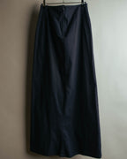 "Y's Yohji Yamamoto" 90's-00's Minimal cotton maxi skirt