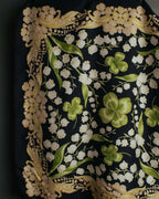 “Christian Dior” 90’s-00’s Lily of the valley silk scarf