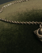 “KENZO” 80’s-90’s Sculptural shell pearl pendant necklace