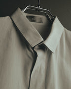 "Dior" Minimal bee embroidered long sleeve dress shirt