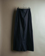 "Y's Yohji Yamamoto" 90's-00's Minimal cotton maxi skirt