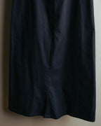 "Y's Yohji Yamamoto" 90's-00's Minimal cotton maxi skirt
