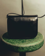 "GUCCI" 70's-80's Classic leather shoulder bag