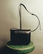 "GUCCI" 70's-80's Classic leather shoulder bag