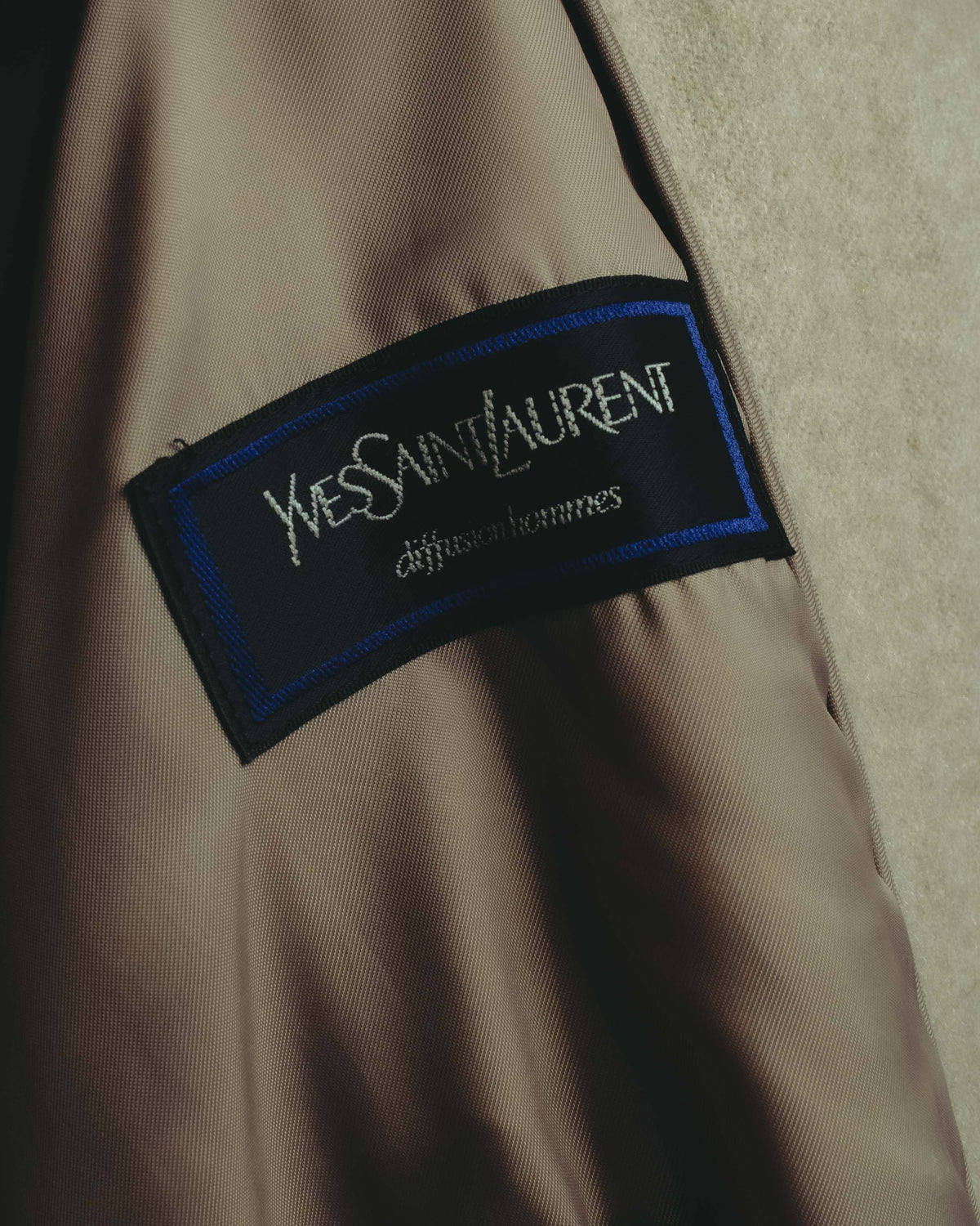 "Yves Saint Laurent" 90's Oversized wool balmacaan coat