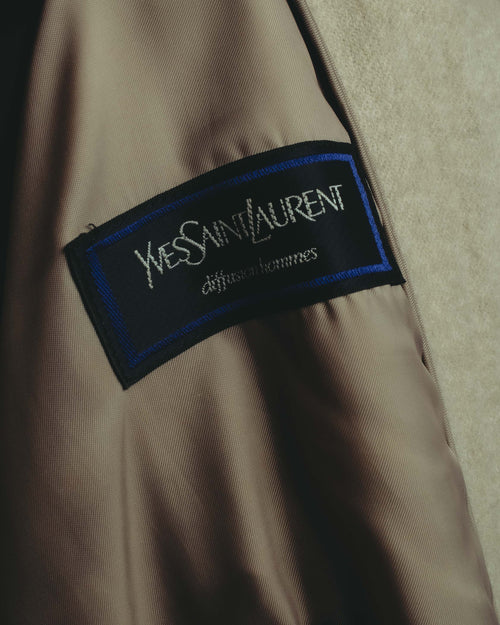"Yves Saint Laurent" 90's Oversized wool balmacaan coat