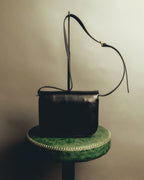 "GUCCI" 70's-80's Classic leather shoulder bag