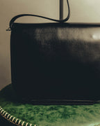 "GUCCI" 70's-80's Classic leather shoulder bag