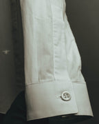 "Dior" Minimal bee embroidered long sleeve dress shirt