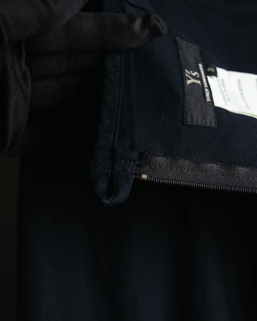 "Y's Yohji Yamamoto" 90's-00's Minimal cotton maxi skirt