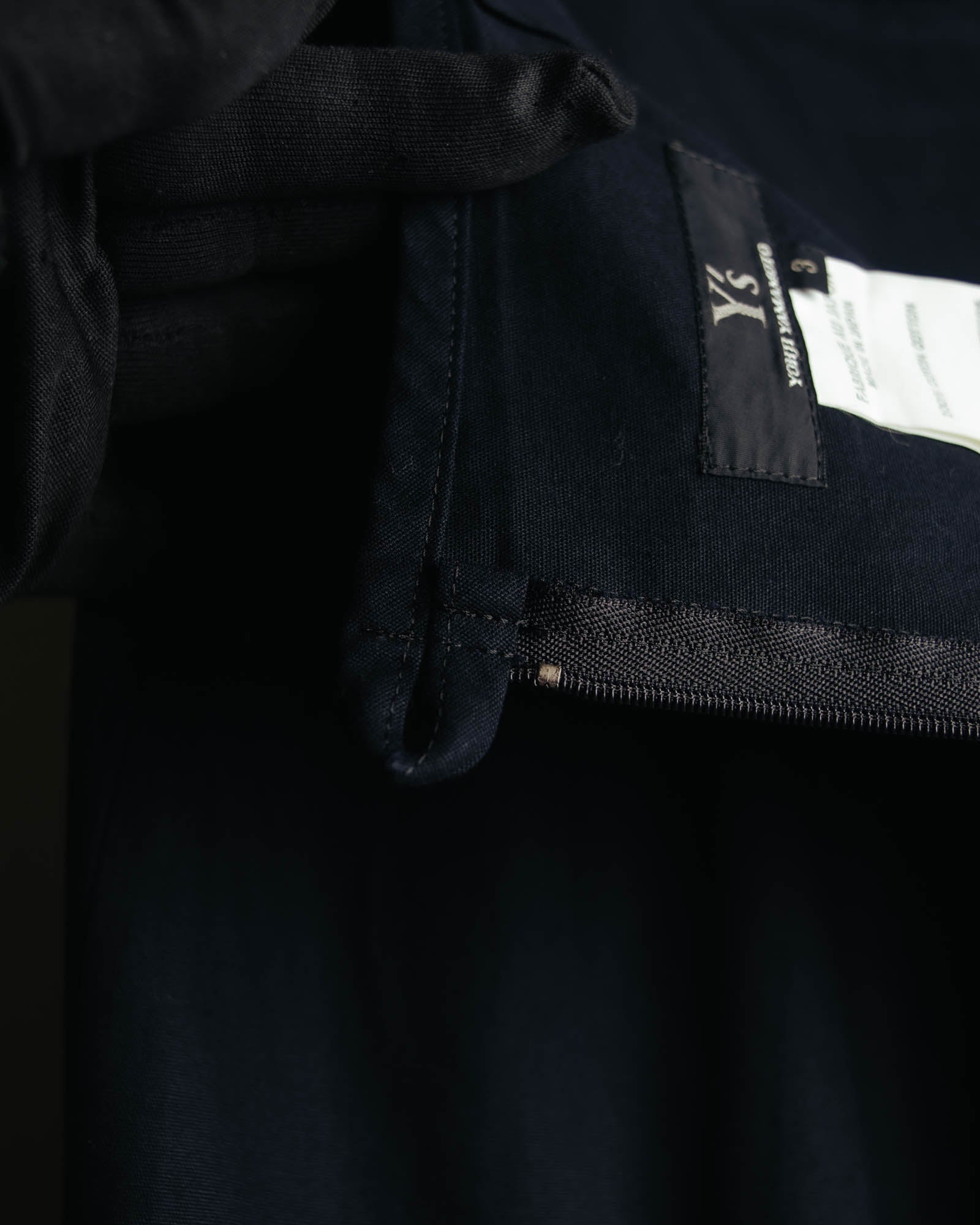 "Y's Yohji Yamamoto" 90's-00's Minimal cotton maxi skirt