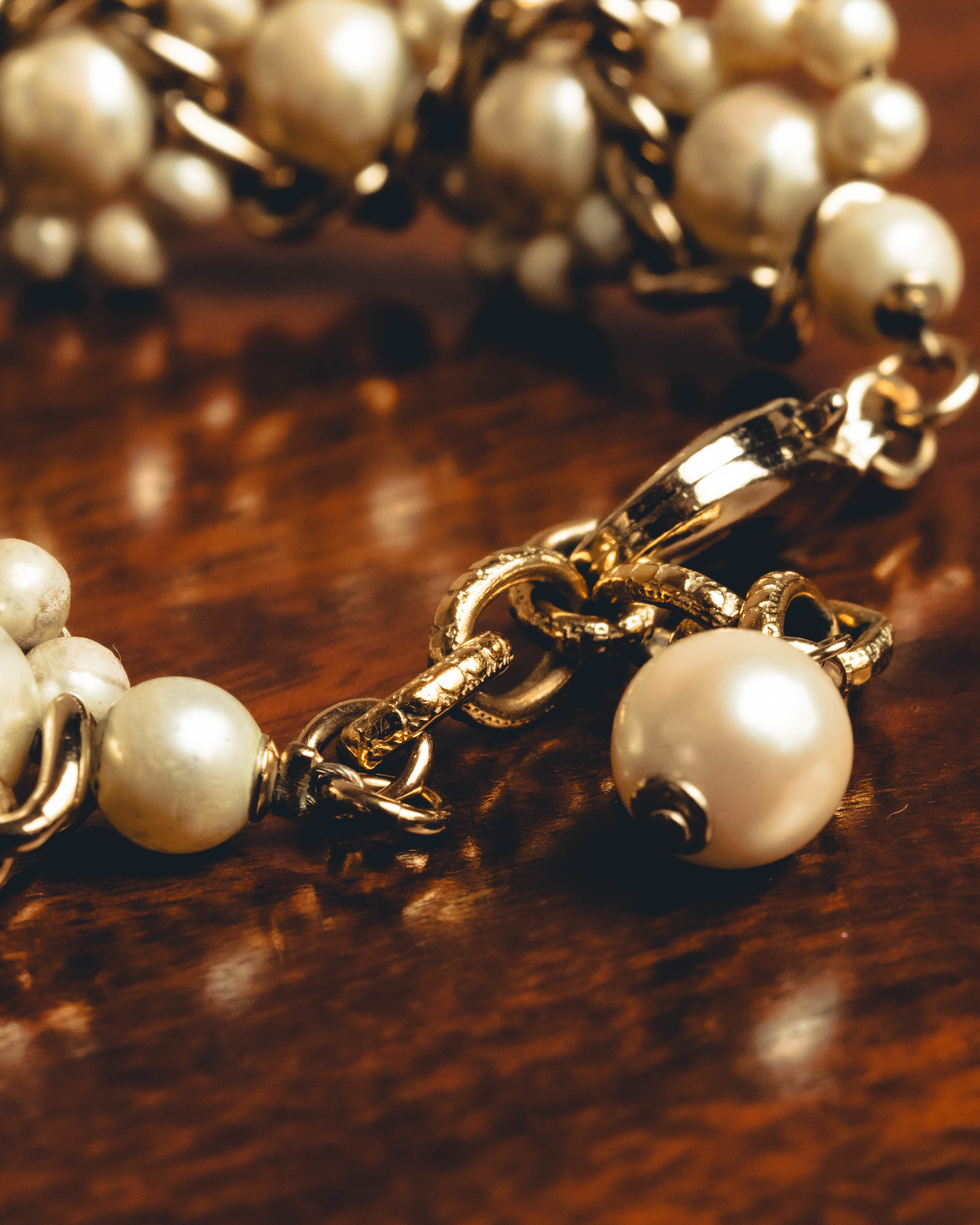 -SPECIAL- "CHANEL" Pearl embellished cc bracelet