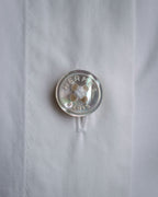 “HERMÈS” 00’s-10’s Signature embroidered cotton shirt