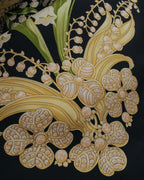 “Christian Dior” 90’s-00’s Lily of the valley silk scarf