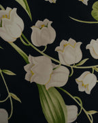 “Christian Dior” 90’s-00’s Lily of the valley silk scarf