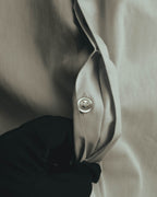 "Dior" Minimal bee embroidered long sleeve dress shirt