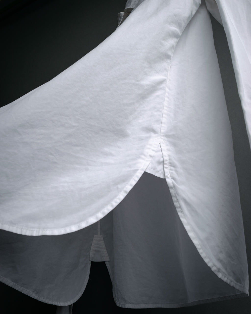 “HERMÈS” 00’s-10’s Signature embroidered cotton shirt