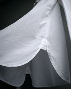 “HERMÈS” 00’s-10’s Signature embroidered cotton shirt