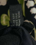 “Christian Dior” 90’s-00’s Lily of the valley silk scarf