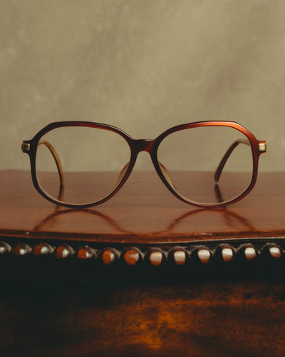 "CELINE" 70's-80's Oversized square optical frames