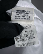 “HERMÈS” 00’s-10’s Signature embroidered cotton shirt