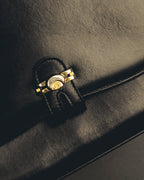 "GUCCI" 70's-80's Classic leather shoulder bag