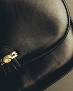 "GUCCI" 70's-80's Classic leather shoulder bag