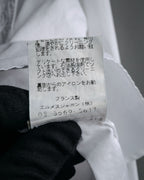 “HERMÈS” 00’s-10’s Signature embroidered cotton shirt