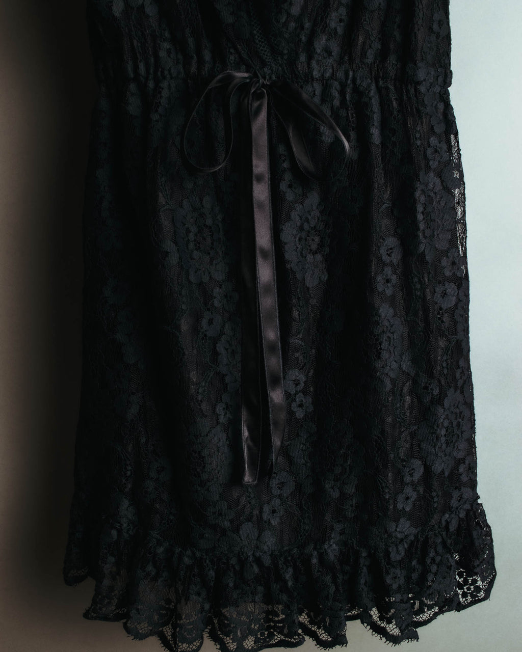 "DOLCE & GABBANA" 00's-10's Black lace sleeveless dress