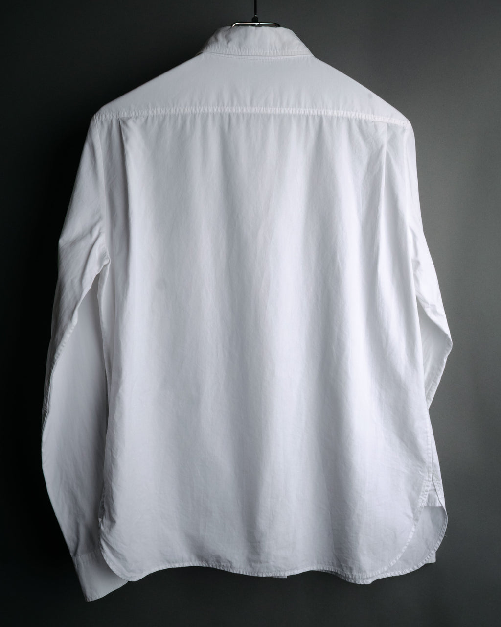 “HERMÈS” 00’s-10’s Signature embroidered cotton shirt