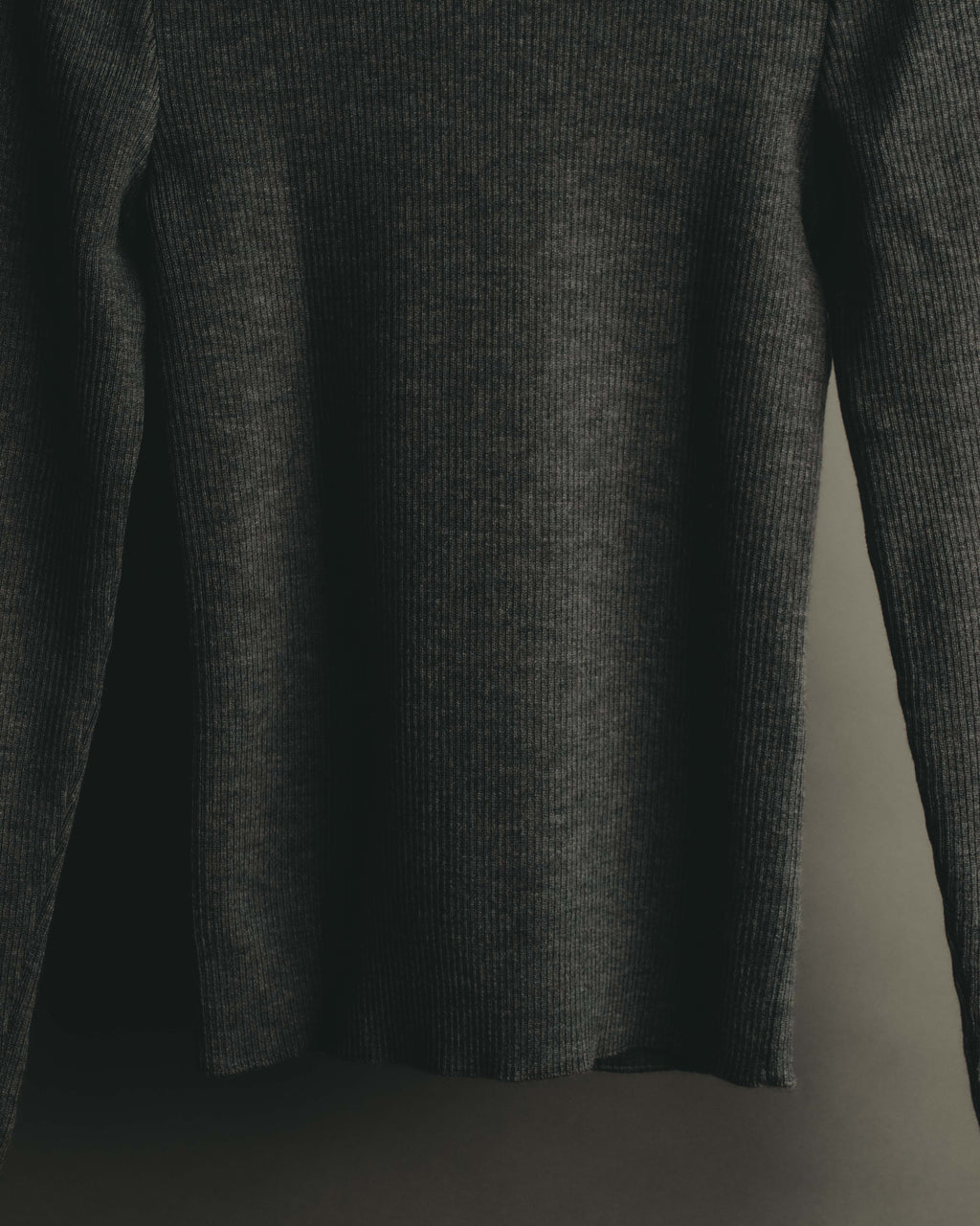 "LOEWE" Late 80's-90's Ribbed wool turtleneck sweater