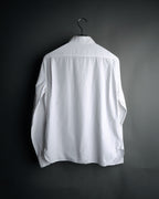 “HERMÈS” 00’s-10’s Signature embroidered cotton shirt