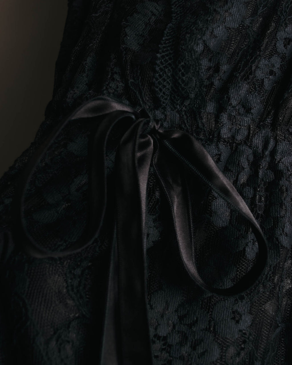 "DOLCE & GABBANA" 00's-10's Black lace sleeveless dress
