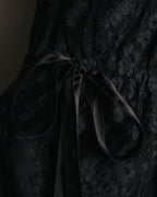 "DOLCE & GABBANA" 00's-10's Black lace sleeveless dress