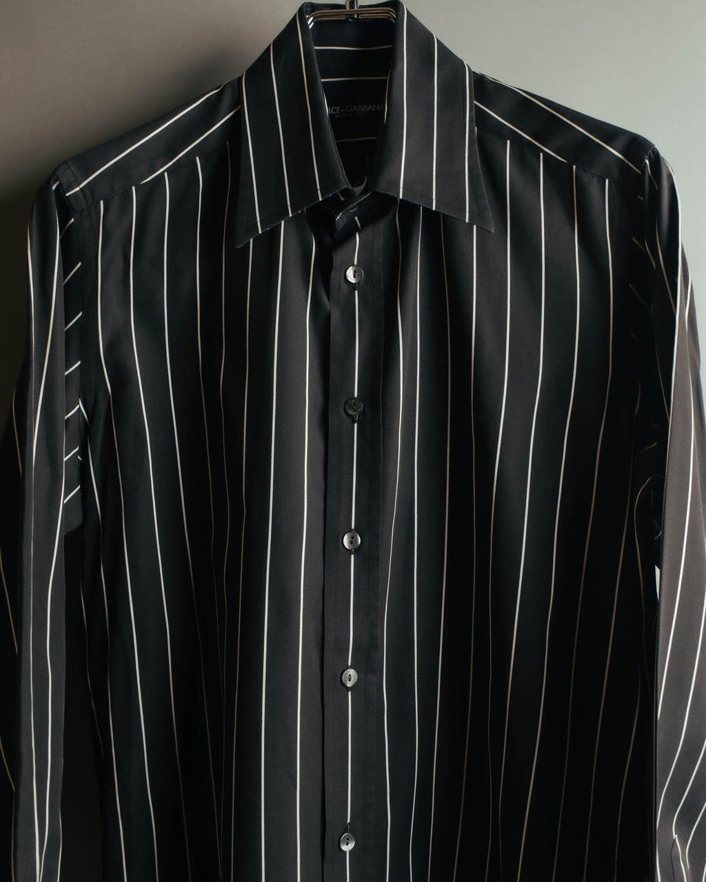 "DOLCE & GABBANA" 90's-00's Pinstriped dress shirt